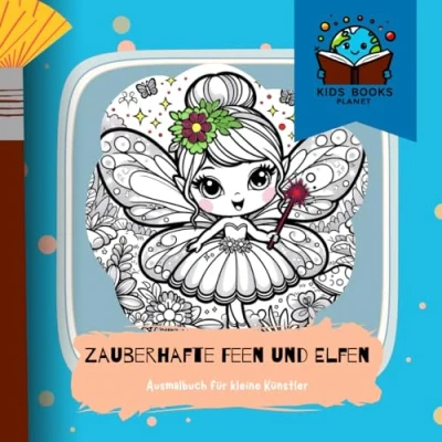 Abbildung von Zauberhafte Feen und Elfen: Ausmalbuch für kleine Künstler (Fabelwesen Malbücher)