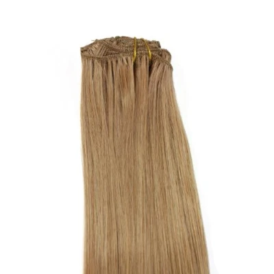 Abbildung von WIG ME UP Clip in Komplett Set 8 tlg. Extensions Haarverlängerungen Vollkopf Farbe Aschblond (15) Länge 40cm EX03 GGO 15