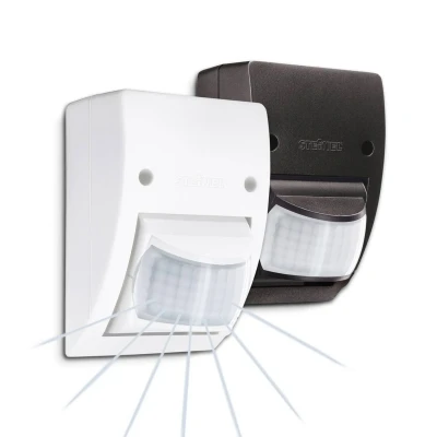 Abbildung von Steinel Infrarot Bewegungsmelder IS 2160 weiß, 160 Sensor schwenkbar, max. 12 m, Dämmerungssensor, IP54, 600 W