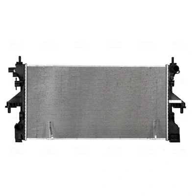 Abbildung von NISSENS 607200 Kühler, Motorkühlung Aluminium 780mm 396mm 32mm mit Dichtungen ohne Kappe, Ausgleichsbehälter Kühlrippen gelötet