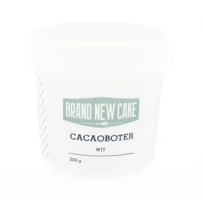 Abbildung von BrandNewCake® Weiße Kakaobutter 200g Essbare Lebensmittelfarbe für Schokolade Perfekt zum Backen und Dekorieren