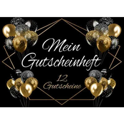 Abbildung von Mein Gutscheinbuch: 12 farbige Gutscheine für jeden Monat I Zeit schenken Gutscheinheft zum ausfüllen hochwertiger Farbdruck edle Optik ... den Partner, Familie, Freunde und Bekannte