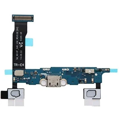 Abbildung von OnlyTech Flachbandkabel Ladeanschluss kompatibel mit Samsung Galaxy Note 4 N910F Internes Ersatzteil USB Anschluss, Mikrofon, Homebutton, Touch Tasten und Antenne