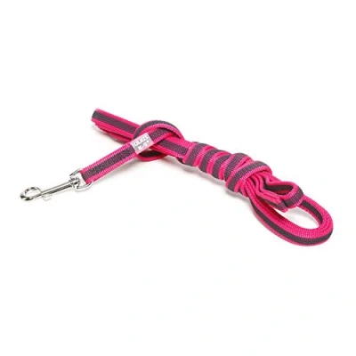 Abbildung von Julius K9 C&amp;amp G Leine,rosa/grau,14mm/3m,mit Griff,max 30kg