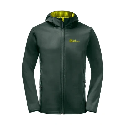 Abbildung von Jack Wolfskin Bornberg Softshelljacke Black olive firefly, Herren, Größe: Small, firefly