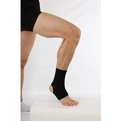 Abbildung von Antar AT53017 S Nylon Sprunggelenkbandage, Kleine, schwarz, 30 g