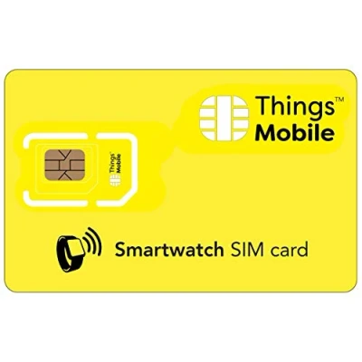 Abbildung von SIM Karte für Smartwatch GSM/2G/3G/4G ideal Werables, Smartwatches, Sportuhren, Tracker, tragbare mit 10 Guthaben