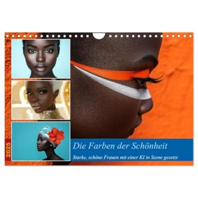 Abbildung von Die Farben der Schönheit (Wandkalender 2025 DIN A4 quer), CALVENDO Monatskalender
