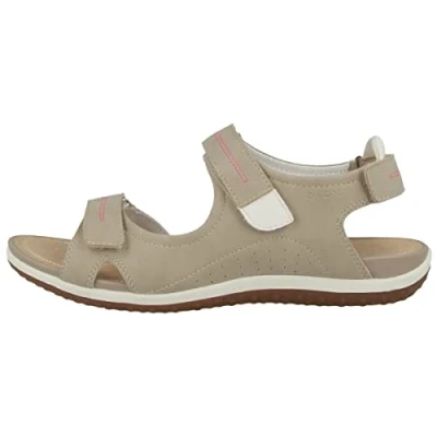 Abbildung von Geox Trekkingsandale taupe, Damen, Größe: 40, Taupe Schuhe