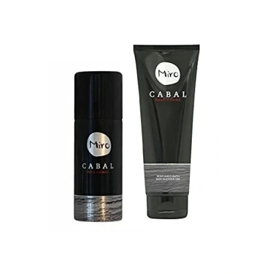 Abbildung von MIRO CABAL pour homme : Deodorant Spray 150 ml 24 h Schutz ohne Aluminium + Perfumed Bath &amp; Shower Gel 250