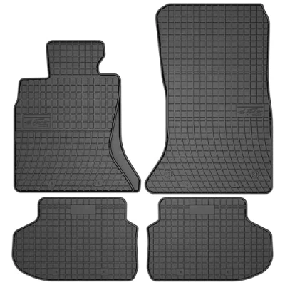 Abbildung von SMK Gummimatten Auto fußmatten Satz für BMW 5er F10 2013 2017 Erleben Sie einen neuen Standard des Reisens mit rutschfesten fussmatten Mehrjahres teppiche alle Straßenverhältnisse