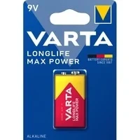 Abbildung von Varta 1 4722 Longlife Max Power 9V Block Alkaline Batterie Blister