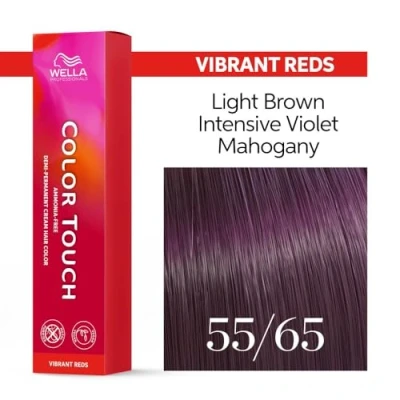 Abbildung von Color Touch Red Vibrants CT P5 Hellbraun Intensiv Violett Mahagoni 60 ml