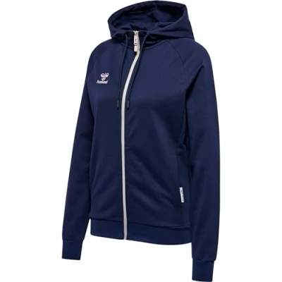 Abbildung von Hummel Hmlmove GRID COT Sweatjacke, Damen, Größe: Medium, Marine