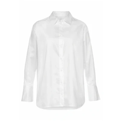 Abbildung von Lascana Hemdbluse, Damen, Größe: 48, Weiß