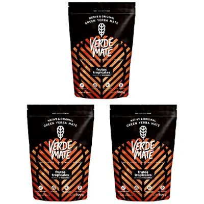 Abbildung von Verde Mate Green Frutos Tropicales Tee Yerba Grün Tropische Früchte (1500g (3x500g))
