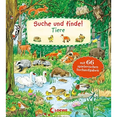 Abbildung von Suche und finde! Tiere: Wimmelbuch, Suchbuch für Kinder ab 2 Jahre