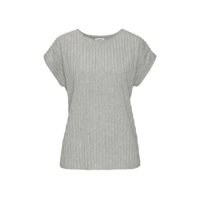 Abbildung von Lascana Tshirt print, Damen, Größe: 32/34, Grau meliert