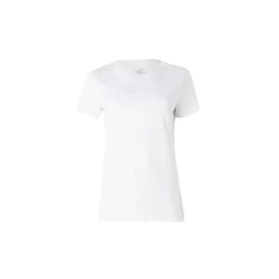 Abbildung von Armani Exchange Tshirt print, Damen, Größe: Large, Optic white