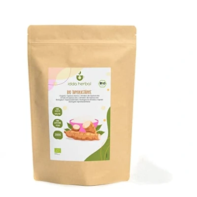 Abbildung von BIO Tapiokastärke (2kg), Gemahlene Tapioka, Tapiokamehl aus biologischem Anbau, 100% Natürlich und rein, Vegan
