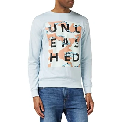 Abbildung von Soul Star Herren Block Sweatshirt, Grau (Charcoal 434544), Medium
