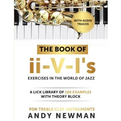 Abbildung von the Book of ii V I&#039;s: Exercises in World Jazz for Treble Clef Instruments