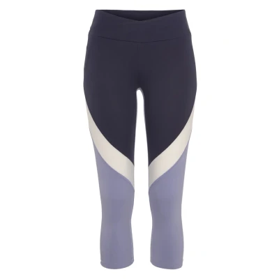 Abbildung von Lascana Active 3/4 Sporthose, Damen, Größe: Small, Blau, cream