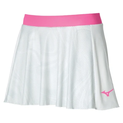Abbildung von Mizuno Charge Printed Flying Skirt Sportrock, Damen, Größe: XS, White