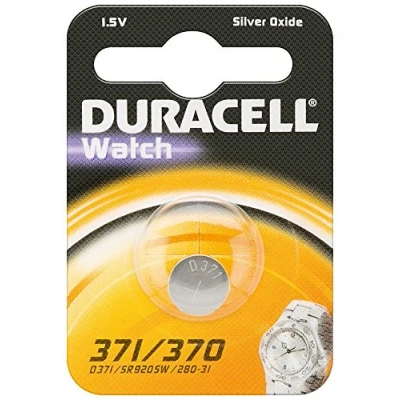 Abbildung von Duracell Watch Uhrenbatterie 371/370 SR920SW 280 31 1.55 V, Silberoxid