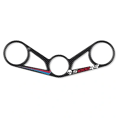 Abbildung von labelbike 3D Harzaufkleber zum Schutz und zur Dekoration der Gabelplatte, kompatibel mit BMW S1000RR 20092011