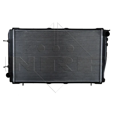 Abbildung von NRF 53528 Kühler, Motorkühlung Aluminium 670 394 25 Kühlrippen gelötet SUBARU: Impreza I Limousine, Coupe