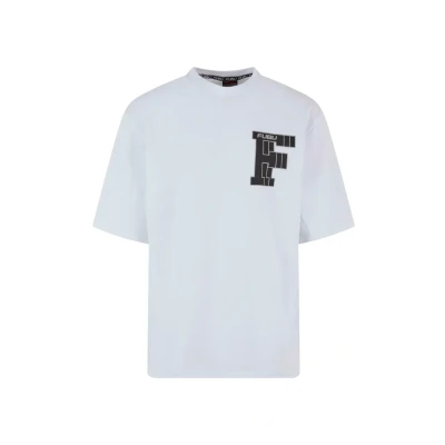 Abbildung von FUBU Corporate Tshirt print, Herren, Größe: Large, White black