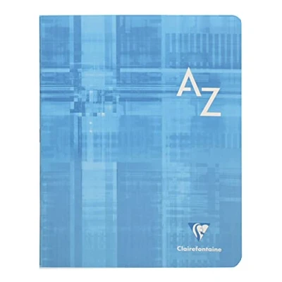 Abbildung von Clairefontaine 63749C Registerbuch / Adressbuch Vokabelheft 17x12 cm, 48 Blatt 90g, kariert 5/5, farbig sortiert, 1 Stück