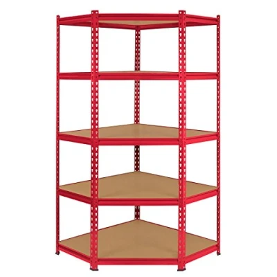 Abbildung von Monster Racking Z Rax Eckregal Eckstahlregal Schwerlastregal Lagerregal Garagenregal Stahlregal Industrieregal Werkstattregal Kellerregal Steckregal Metallregal 90cm x 45cm 183cm 100% schraubenlos