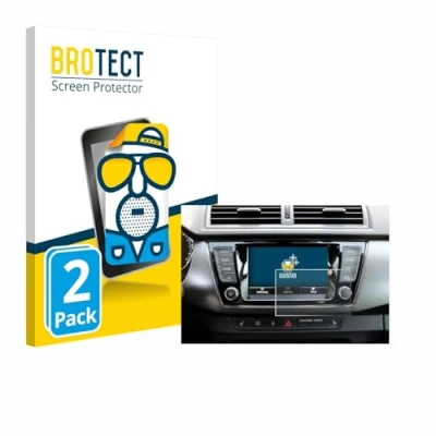 Abbildung von BROTECT Entspiegelungs Schutzfolie für Skoda Fabia 3 Combi (2 Stück) Matte Displayschutz Folie, Anti Reflex, Fingerprint