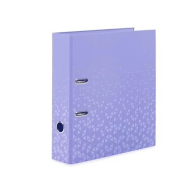 Abbildung von HERMA Ordner A4 Farbe Violett Lila, 7 cm breit, Kinder Ringordner mit Muster, einfarbiger Aktenordner glänzender Veredelung und Innendruck für Jungen Mädchen