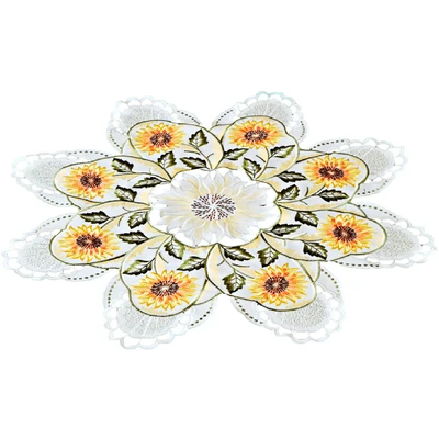 Abbildung von Delindo Lifestyle Mitteldecke &quot;Sonnenblumen&quot;, (1 St.), mit Digitaldruck