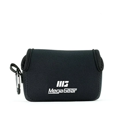 Abbildung von MegaGear MG1245 Canon PowerShot SX740 HS, SX730 SX720 SX710 G16, G15 Ultraleichter Neopren Kameratasche Schwarz