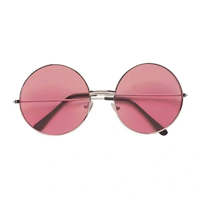 Abbildung von Widmann S.r.l. Kostüm &#039;Hippie&#039; Partybrille XL Rund, Pink