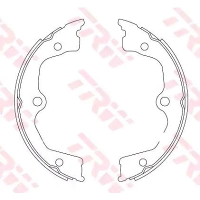 Abbildung von TRW GS8821 Handbremsbeläge HONDA: ACCORD 8, 8 Kombi