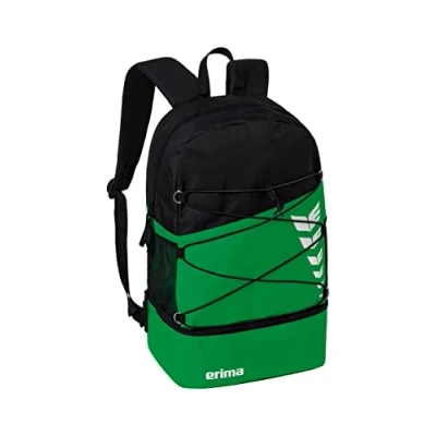 Abbildung von Erima Unisex Six Wings Rucksack mit Bodenfach, smaragd/schwarz, 1