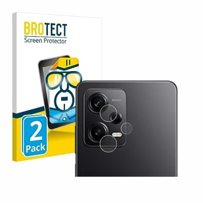 Abbildung von BROTECT (2 Stück Schutzfolie für Xiaomi Redmi Note 12 Pro 5G (NUR Kameraschutz) Displayschutz Folie Ultra Klar
