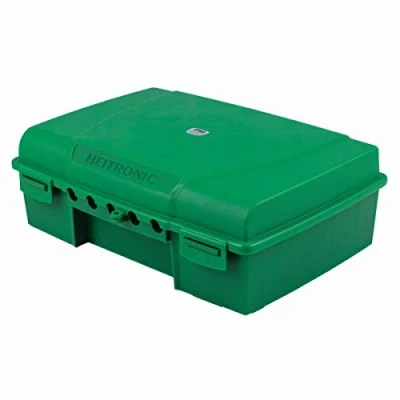 Abbildung von Heitronic Gartensteckdose 21046 Verteilerbox Grün,