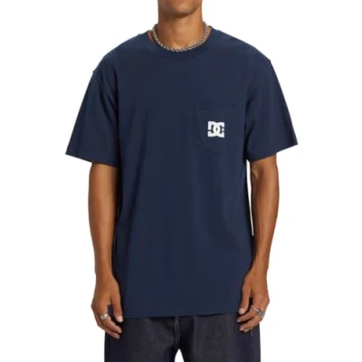 Abbildung von DC Shoes STAR Pocket HSS Tshirt print, Größe: XS, Btk0 dress blues