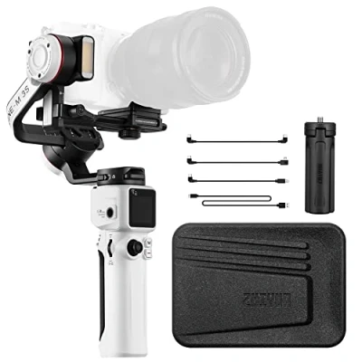 Abbildung von Zhiyun Crane M3S Handheld Gimbal 3 Achsen Stabilisator Alles in einem Design für Spiegellose Kameras Wie Sony,Canon,Smartphone iPhone/Sumsung,Action Gopro(Crane M3 Upgrade Ver 2023)
