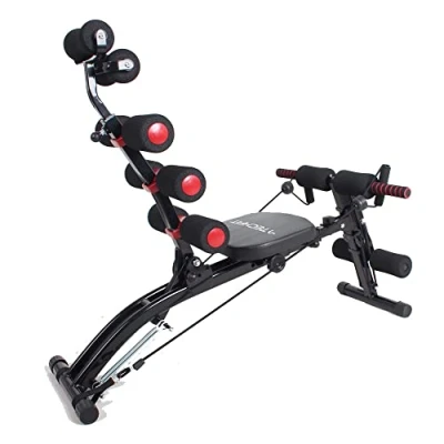 Abbildung von TechFit Multifunktionsbank bauchtrainer für zuhause Revolutionäre 6 in 1 Sport geräte, ideal zum Straffen und Trainieren der Bauchmuskeln, Taille, des Rückens, Schultern Beine