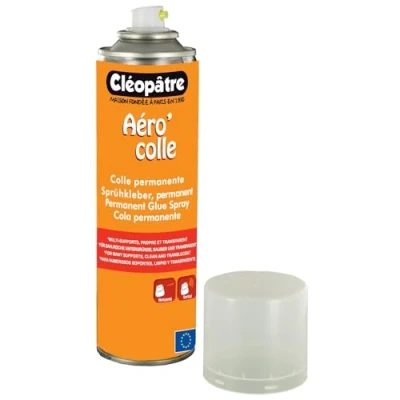 Abbildung von Cléopâtre ACP250 Aéro&#039;colle Sprühkleber Permanent mit Verstellbarer Düse, 250 ml