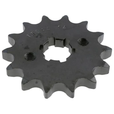 Abbildung von Ritzel 14 Zähne Stahl 428er Teilung (1/2x5/16) kompatibel für Yamaha WR 125 X DE07 2009 2014