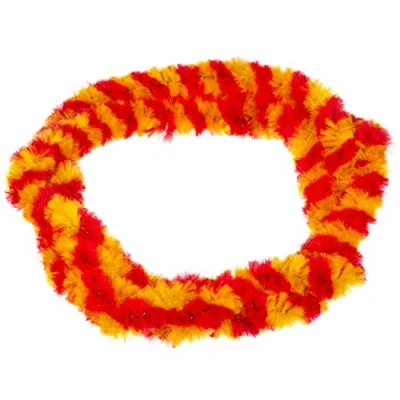 Abbildung von Nabenputzringe WÜMA rot/gelb, SET, vorne u. hinten, passend für MZ Nabe 232mm, 760mm lang