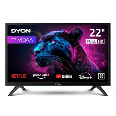 Abbildung von DYON Movie Smart 22 VX Zoll (55 cm) Full HD TV, Triple Tuner (DVB C/ S2/ T2), App Store, Netflix, Prime Video, YouTube, DAZN, Disney+ [Mod. 2025]